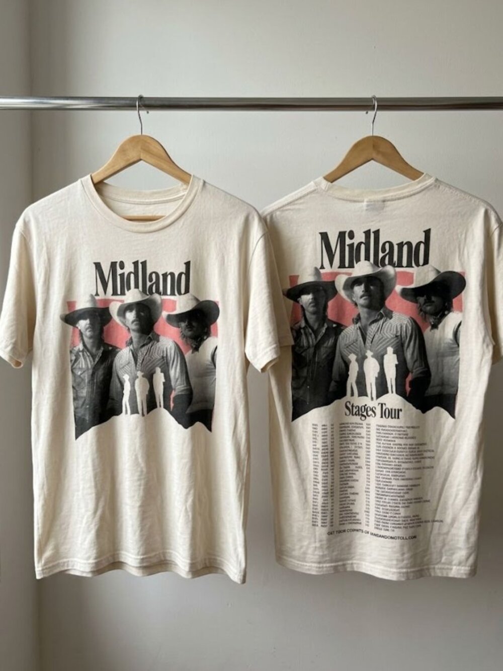 Midland Stages Tour 2026 T-Shirt Reprint